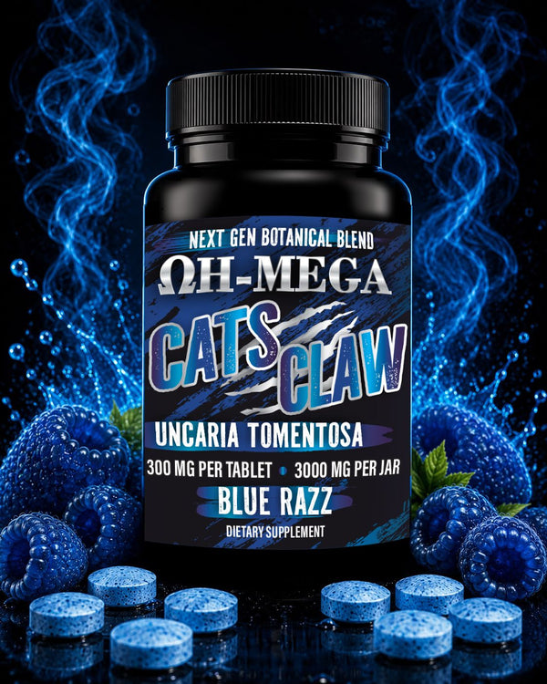 ΩH-MEGA Cat's Claw — Blue Razz